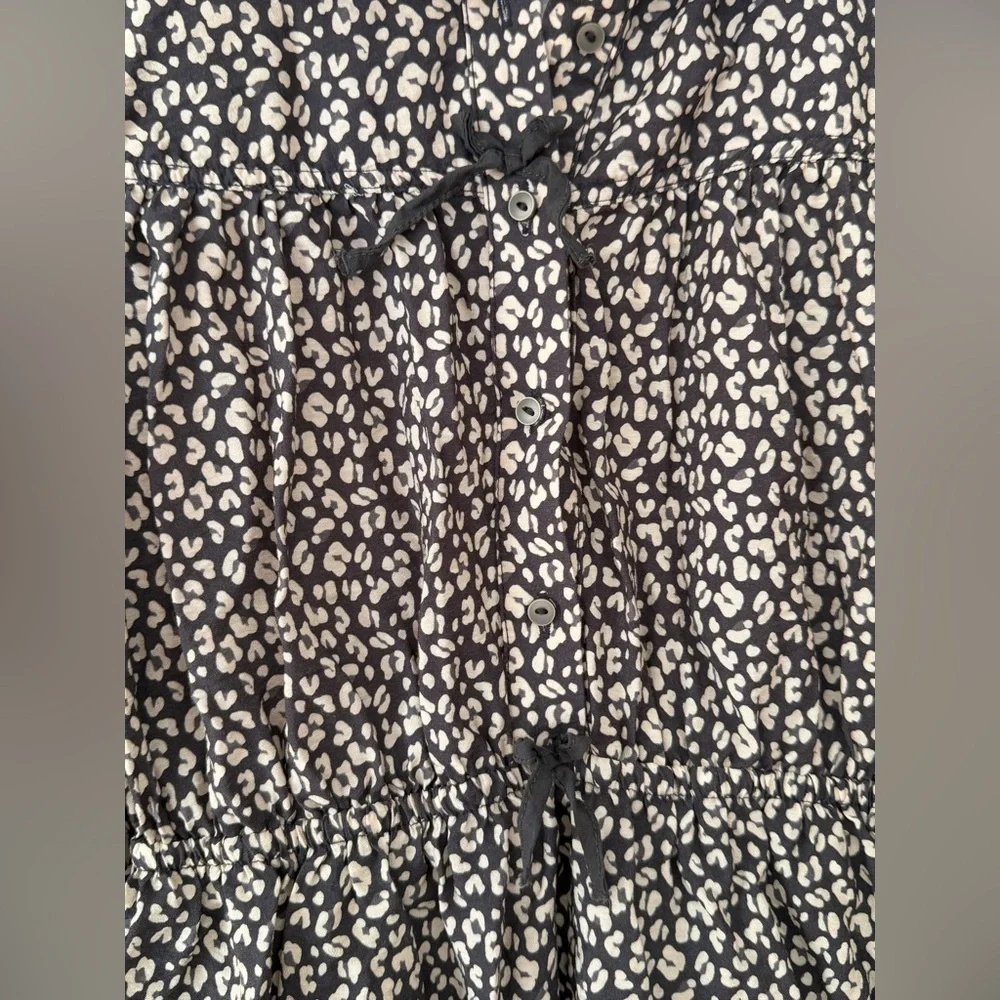 🖤🤍 Zara Kids Girls Black & White Bow Dress – Size 10 🤍🖤